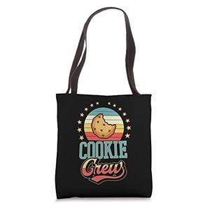 Cookie Crew Chocolate Chip Cookie Matching Baker Pastry Chef Tote Bag c: